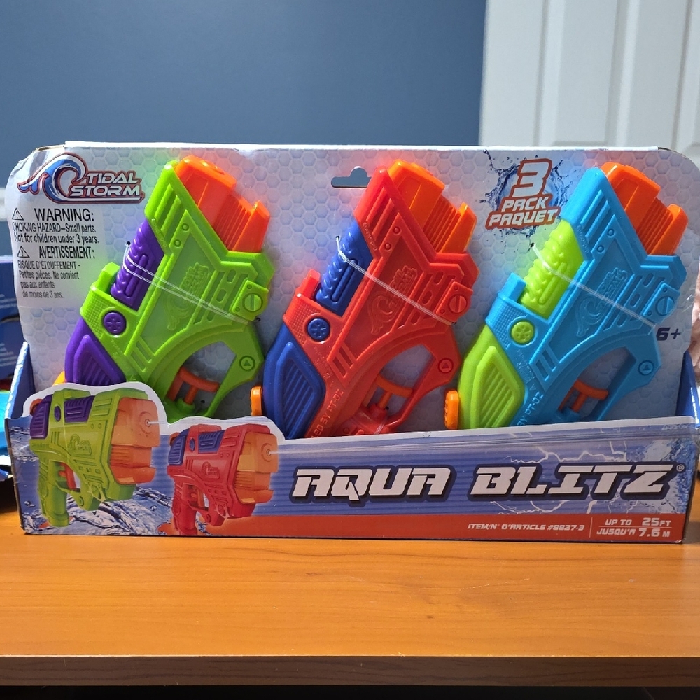 Aqua Blitz Water Blaster Trio - Vibrant Colors